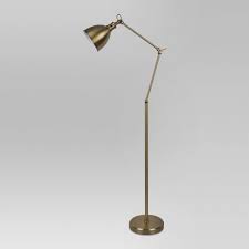 Industrial Task Floor Lamp Brass Includes Cfl Light Bulb Threshold Target