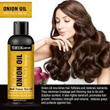 Using a hair oil will completely change your hair care routine forever — no exaggeration. Smuk Onion Oil Multi Purpose Hair Oil For Men Women 200ml Smuk Naturals