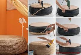 Tayar lama ini sememangnya banyak kegunaan lainnya. Tempat Duduk Meja Daripada Jom Buat Sendiri Diy Facebook