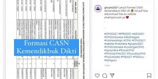 Dokumen bahan paparan tersebut (jadwal cpns 2021 pdf) disampaikan dalm rapat virtual persiapan pengadaan casn tahun 2021 di pemerintah . Penjelasan Kemendikbud Ristek Soal Beredarnya Info Formasi Cpns Di Instagram Halaman All Kompas Com
