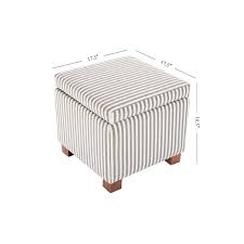 Black And White Striped Storage Ottoman Wrightson Storage Ottoman In 2020 Storage Ottoman Square Storage Ottoman Ottoman