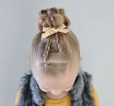 I put together the most popular looks i found on natural black hair looks stunning when styled up and high and added with hints of red without being too over the top. 7 Stunning Top Knot Braids For Little Girls