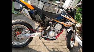 Apparently the use of innate motor frame and the engine just wrote. Modifikasi Kawasaki D Tracker 250 Youtube