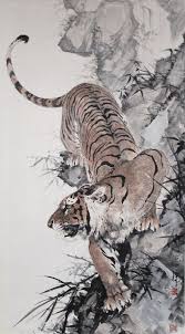 Petrie Rogers Asian Fine Art And Antiques Tiger Art Tiger Painting Japanese Ink Painting