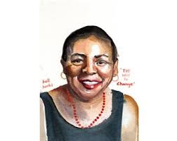 Feminist Theory Bell Hooks Art Print Watercolor Painting