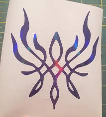 Fire Emblem Three Houses Crest Of Flames Holographic Decal Vinyl Sticker Limited Edition In 2020 Fire Emblem Emblems Vinyl Sticker