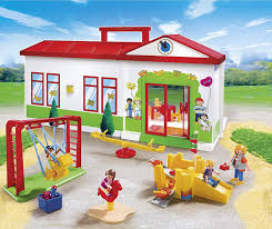 Playmobil 5606 City Life Kindergarden Amazon Co Uk Toys Games Playmobil Childrens Toy Playmobil Toys