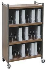 mobile cabinet style chart rack 30 binder capacity