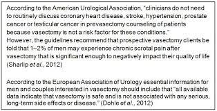 Here are 10 more facts about prostate cancer. Long Term Risks Of Vasectomy Glowm