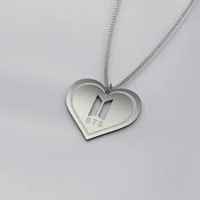 Search more hd transparent bts logo image on kindpng. Bts Logo Heart Charm Necklace Kpop Armybase Kpop Fun Wth Style