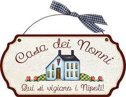 Targhetta Rettangolare Casa Dei Nonni Qui Si Viziano I Nipoti Idea Regalo Artigianato Italiano Made In Italy Con Frase S Idee Regalo Festa Dei Nonni Nonni