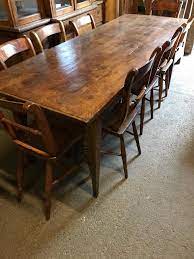 Buy quality kitchen tables listed with in our antique tables from trusted established dealers on any antiques. Oak Rustic Farmhouse Table Antique Tables Dining Tables Rustic Kitchen Table Rustic Oak Tables Sold Gallery