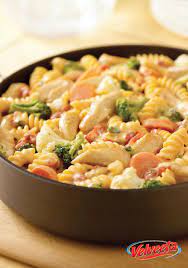 Velveeta Cheesy Chicken Rotini What Makes This Dish So Rich And Creamy The Way The Cheese Melts In And Throug Chicken Rotini Recipe Recipes Velveeta Recipes