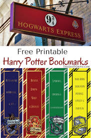 Free Harry Potter Printable Bookmarks Harry Potter Bookmark Harry Potter Printables Harry Potter Printable Bookmarks