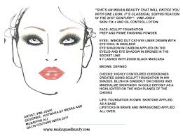 Mac Makeup Face Charts At Kotwara By Meera And Muzaffar Ali