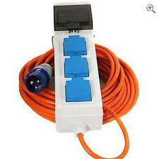 Electric Hook Up For Camping With Rcd Mcd Campsite Approved Waterproof Unit Accessories Motorhome Parts Accessories Tent Camping Camping Kit Camping