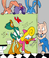 Rule 34 Dev - 1girls 2boys aeolus06 anthro buster_bunny cum_in_hair  cum_on_breasts cum_on_face cum_on_upper_body duck female fur furry gloves  handjob julie_bruin male mammal plucky_duck rabbit slb straight  tiny_toon_adventures unseen_male_face|1030852912
