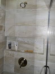 Cut the tile in half in the desired shape to avoid sharp corners. How To Customize Your Shower With Niches Benches And Even A Soap Dish Tile Outlets Of America