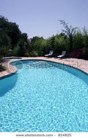 Stock Photo Big Sunny Kidney Shaped Swimming Pool Of Luxury Villa In Spain 814825 Ez Pool Liner Direct Kidney Shaped Pool Pool Swimming Pools