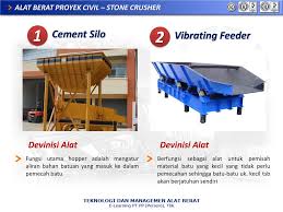 Idler adalah alat untuk menahan ban. 9 Proyek Civil Stone Crusher Teknologi Dan Managemen Alat Berat Ppt Download