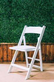 White Wood Folding Chair With Padded Seat In Actual Wood Not Resin Plastic Like Others Your Event D Folding Dining Chairs Folding Chair Wood Folding Chair