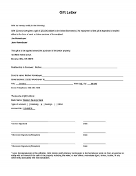 Download A Sample Gift Letter Form Letter Gifts Lettering Letter Templates