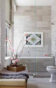 Breaking up the tub and shower combo. 5 Fresh Ways To Shake Up The Look Of A Bathtub Shower Combo Apartment Therapy