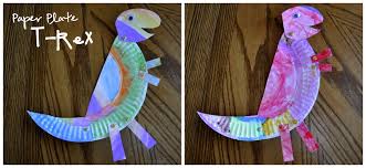 To begin making this science craft, download and print out the dinosaur templates. Paper Plate T Rex I Heart Crafty Things