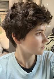 All kinds of hairstyles were invented and stylized, and women look better and this inherent male hairstyle was adopted by many women in the 1970s and even today. Pin By La Space Sha On Short Hair Styles In 2021 Androgynous Haircut Androgynous Hair Messy Short Hair