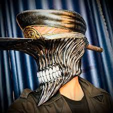 3D printed Katana Man Helmet - Chainsawman Cosplay・Cults