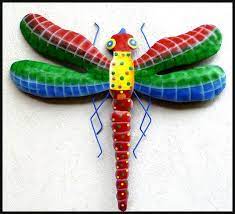 Decorative Dragonflies Metal Wall Art Metal Wall Art Hand Painted Metal Dragonfly Wall Art Wallha Dragonfly Wall Art Dragonfly Wall Decor Outdoor Metal Art