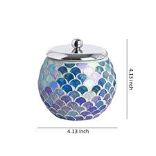 Find everything you need to organize your home, office and life, & the best of our glass bathroom accessories solutions at containerstore.com. Buy Whole Housewares 4 Pieces Bathroom Accessory Set Bright Colored Mosaic Glass Bath Ensemble Lotion Dispenser Toothbrush Holder Cotton Jar Vanity Tray Blue Online In Thailand B07h3r7sfg