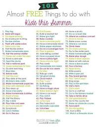 Summer Things For Kids Summer Activities For Kids Summer Kids Summer Activities