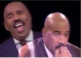 All posts must be memes and follow a general meme setup. Steve Harvey Shook Blank Template Imgflip