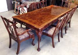 Gorgeous dark cherry 9 piece henredon dining set complete! Henredon Dining Table And Chairs Off 58