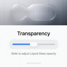 Would you like Apple to add a liquid glass slider for the level of opacity  across the UI ?!👇🏻
