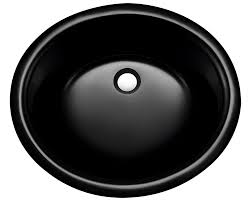 ugm black undermount glass bathroom sink