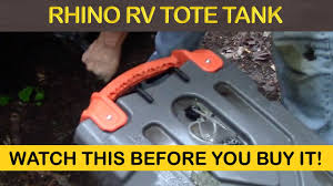Camco rhino portable holding tank 36 gallon. Camco Rhino Portable Rv Waste Tote Tank Review Off Grid Septic Youtube