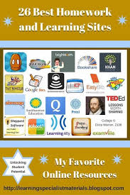 26 Best Homework And Learning Sites As A Learning Specialist And Educational Therapist It Is Imperative Learning Sites Teacher Material Multisensory Teaching