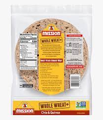 Buy mission tortilla wrap reduced carb wrap chia seed quinoa wholemeal high fibre lower carb diet keto atkin wrap multigrain. Mission Whole Wheat Tortilla Chia Hd Png Download Transparent Png Image Pngitem