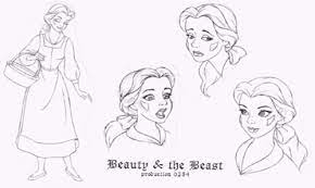 Beauty And The Beast Character References Sheets C Beauty The Beast