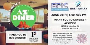 EPIC - June Hosted by AZ Diner - Sponsored by Paragon