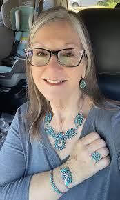 Southwestern jewelry set with turquoise