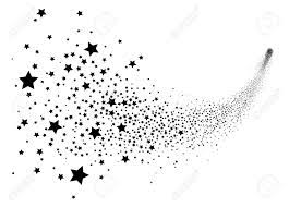 Abstract Falling Star Vector Black Shooting Star With Elegant Shooting Star Tattoo Star Tattoos Star Tattoo Designs