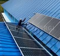 ⁠Pembangkit Listrik Tenaga Surya Atap Off grid 10 KWP Hybrid sistem Batrai  Lithium