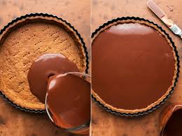 Gingerbread Amaretto Chocolate Tart Recipe Chocolate Tart Desserts Vegan Desserts