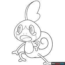 Sobble Pokémon Coloring Page | Easy Drawing Guides