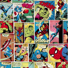 Check spelling or type a new query. Marvel Comic Strip Wallpaper Black And White Muriva 159502