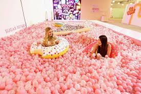 Visit Brisbane On Instagram Does Swimming Through A Pool Of Candy Coloured Pink Balls Sound Like Fun Then You Need To R Ball Pit Pink Ball Pit Pool Balls