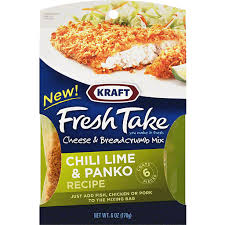 Products like boxed kraft macaroni & cheese dinners, which include the pasta and packets of. Kraft Fresh Take Cheese Breadcrumb Mix Chili Lime Panko Recipe Deli Foodtown